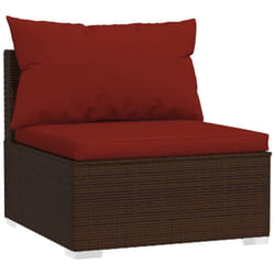 VidaXL 317548 banc de jardin Rotin, Plastique