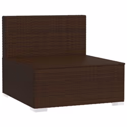 VidaXL 317548 banc de jardin Rotin, Plastique