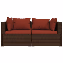 VidaXL 317549 banc de jardin Rotin, Plastique - Vue supplémentaire 4