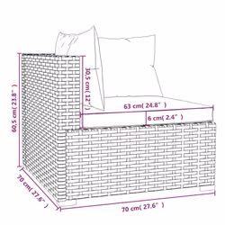 VidaXL 317549 banc de jardin Rotin, Plastique - Vue supplémentaire 8