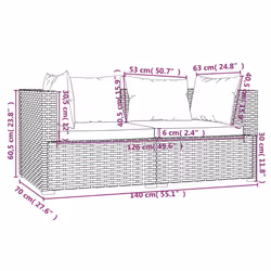 VidaXL 317550 ensemble de meubles de jardin - Vue supplémentaire 7