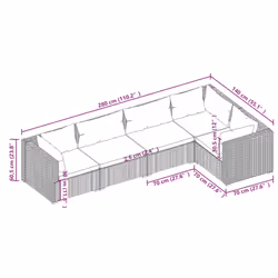 VidaXL 317556 ensemble de meubles de jardin - Vue supplémentaire 5