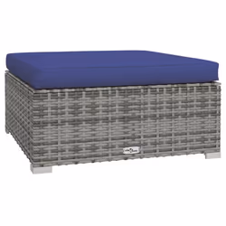 VidaXL 317569, Gris, Rotin, Plastique, Adultes et enfants, 6 cm, 70 cm, 70 cm
