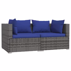 VidaXL 317571 banc de jardin Rotin, Plastique