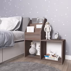 VidaXL 339519 porte-magazines Chêne, Gris