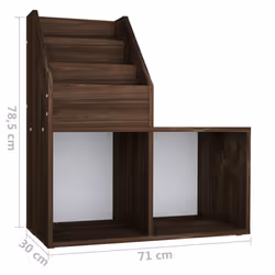 VidaXL 339520 porte-magazines Chêne - Vue supplémentaire 7