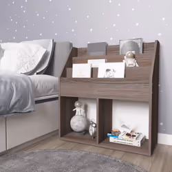 VidaXL 339526 porte-magazines Chêne, Gris