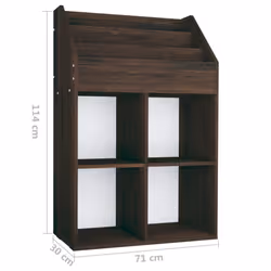 VidaXL 339534 porte-magazines Chêne - Vue supplémentaire 6