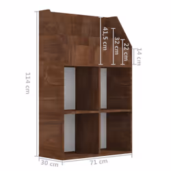 VidaXL 339535 porte-magazines Chêne, Marron - Vue supplémentaire 7