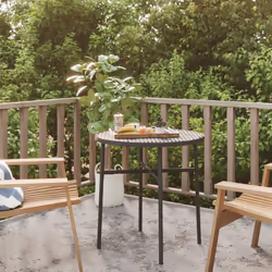 VidaXL 317174 table de jardin Noir