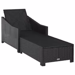 VidaXL 317179 chaise d'extérieur Linge Siège rembourré Polyester, Polyuréthane, Acier Crème, Blanc - Vue supplémentaire 5