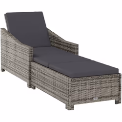 Cette chaise longue, combine style et fonctionnalité et ajoutera une touche de charme rustique à votre jardin, patio, terrass ...