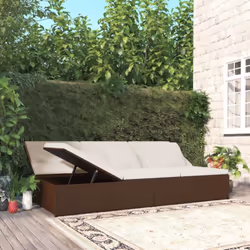 Ce lit transat/sofa convertible 2-en-1 en résine tressée est une combinaison parfaite de style et de fonctionnalité. Il est i ...