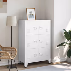 Ce coffre de rangement industriel vous permettra de garder votre maison propre et bien rangée ! Ce coffre est fabriqué en mét ...