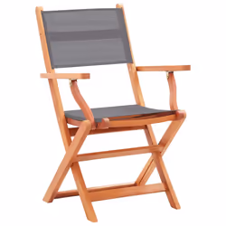 VidaXL 3086964 chaise d'extérieur Terrace Eucalyptus Gris