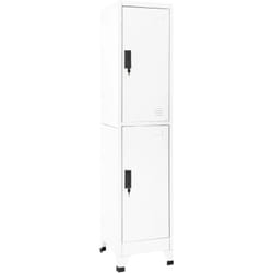 Armoire à casiers Blanc 38x45x180 cm Acier - Vidaxl