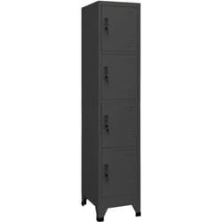 Armoire à casiers Anthracite 38x45x180 cm Acier Vidaxl