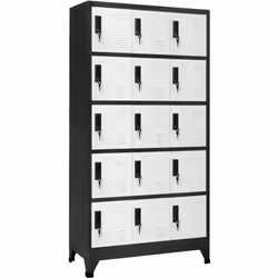 Cette armoire à casiers a un design moderne, qui sera un excellent supplément décoratif à n'importe quelle pièce ou espace de ...