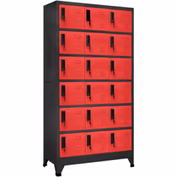 Cette armoire à casiers a un design moderne, qui sera un excellent supplément décoratif à n'importe quelle pièce ou espace de ...