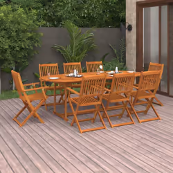 Créez une esthétique convaincante et uniforme dans votre espace extérieur avec cet ensemble de salle à manger de jardin en bo ...