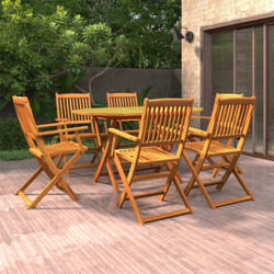 Vidaxl - Ensemble de salle à manger de jardin 7 pcs Bois d'acacia massif