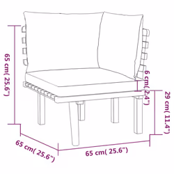 VidaXL 3087004 ensemble de meubles de jardin - Vue supplémentaire 6
