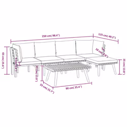 VidaXL 3087004 ensemble de meubles de jardin - Vue supplémentaire 8