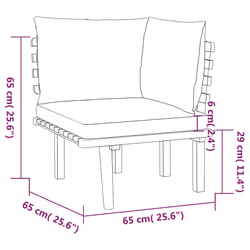 VidaXL 3087006 ensemble de meubles de jardin - Vue supplémentaire 6