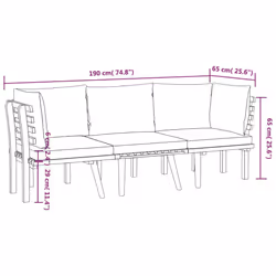 VidaXL 3087007 ensemble de meubles de jardin - Vue supplémentaire 8