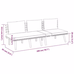 VidaXL 3087010 ensemble de meubles de jardin - Vue supplémentaire 7