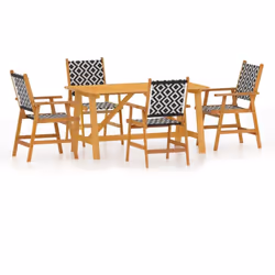 Cet ensemble de salle à manger de jardin vous offre un endroit parfait pour vous détendre et profiter du soleil dans votre ja ...