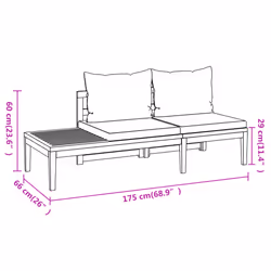 VidaXL 3087281 ensemble de meubles de jardin - Vue supplémentaire 7