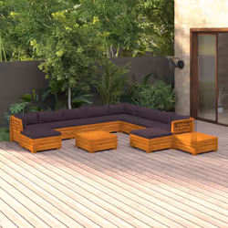 VidaXL 3087321 ensemble de meubles de jardin