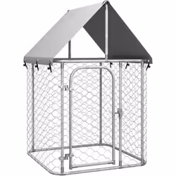 Offrez sérét, sécurité et confort à votre chiot avec ce chenil d'extérieur. Cette niche polyvalente pour chiens a des multipl ...