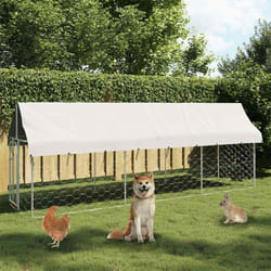 Vidaxl - Chenil extérieur avec toit 400x100x150 cm