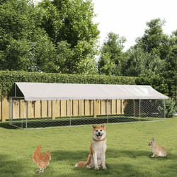 Vidaxl - Chenil extérieur avec toit 600x200x150 cm