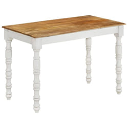 vidaXL Table à dîner 110x60x76 cm Bois de manguier massif - TU