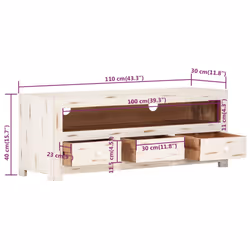 VidaXL 337849 Support TV et centre de divertissement - Vue supplémentaire 7