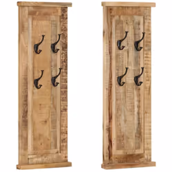 Combinant un attrait esthétique avec une fonctionnalité pratique, ces porte-manteaux en bois de style antique sont idéaux pou ...