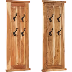 Combinant un attrait esthétique avec une fonctionnalité pratique, ces porte-manteaux en bois de style antique sont idéaux pou ...
