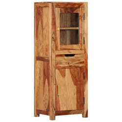 vidaXL Buffet haut 40x34x110 cm bois massif d'acacia - TU