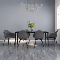 Introduisez une touche de charme contemporain dans votre intérieur avec ces chaises de salle à manger de style minimaliste !  ...