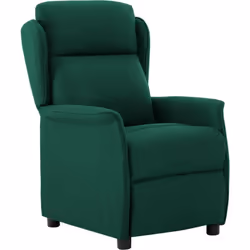 Cette chaise rembourrée moderne en vert foncé t'offre un mélange de confort et de style. C'est un choix génial pour ton salon ...