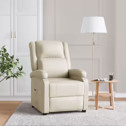 Asseyez-vous et détendez-vous dans ce fauteuil inclinable très confortable ! Fonction d'inclinaison manuelle : le fauteuil in ...