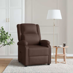 Fauteuil Inclinable Marron Similicuir
