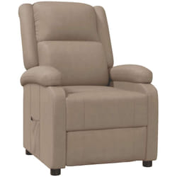 Fauteuil Inclinable Cappuccino Similicuir Vidaxl