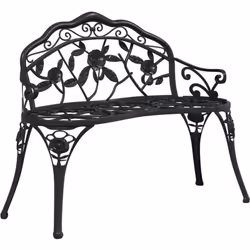 Le banc de jardin peut compléter le décor de tout jardin ou patio avec ses décorations ornées et son style romantique et sera ...