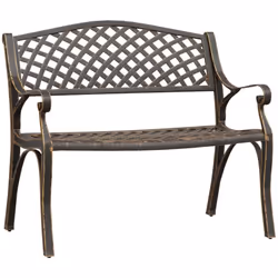 Le banc de jardin peut compléter le décor de tout jardin ou patio avec ses décorations ornées et son style romantique et sera ...