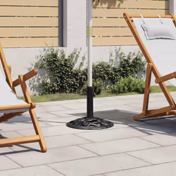 Ce socle de parasol solide sert de base ferme et robuste pour votre parasol et pour le maintenir en place. La fonte durable a ...