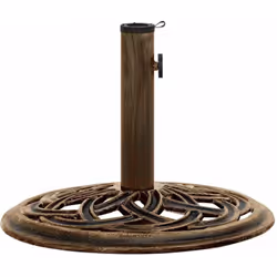Ce socle de parasol solide sert de base ferme et robuste pour votre parasol et pour le maintenir en place. Le matériau en fon ...